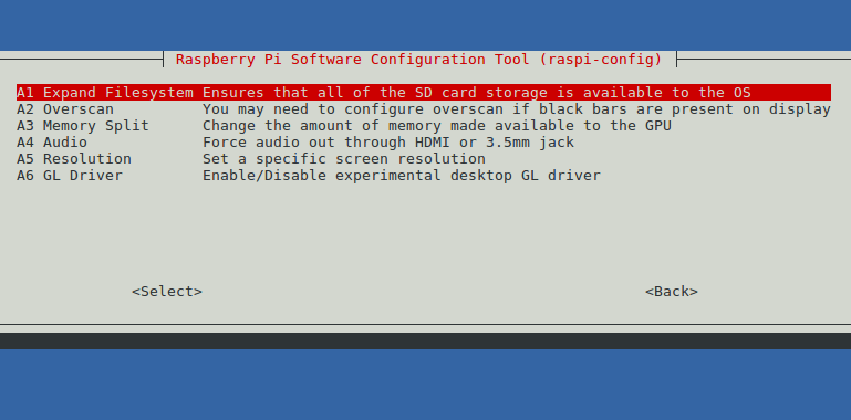 Resizing the SD card partition